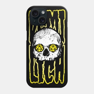 Demi Lich DnD Skull Dice Phone Case