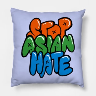 Stop Asian Hate Funny Pillow