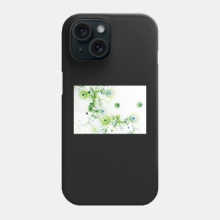 Green chamomiles Phone Case