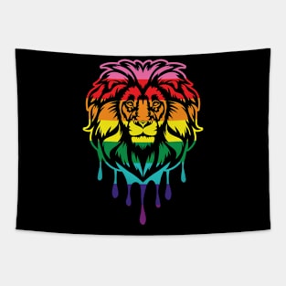 PRIDE Lion Tapestry