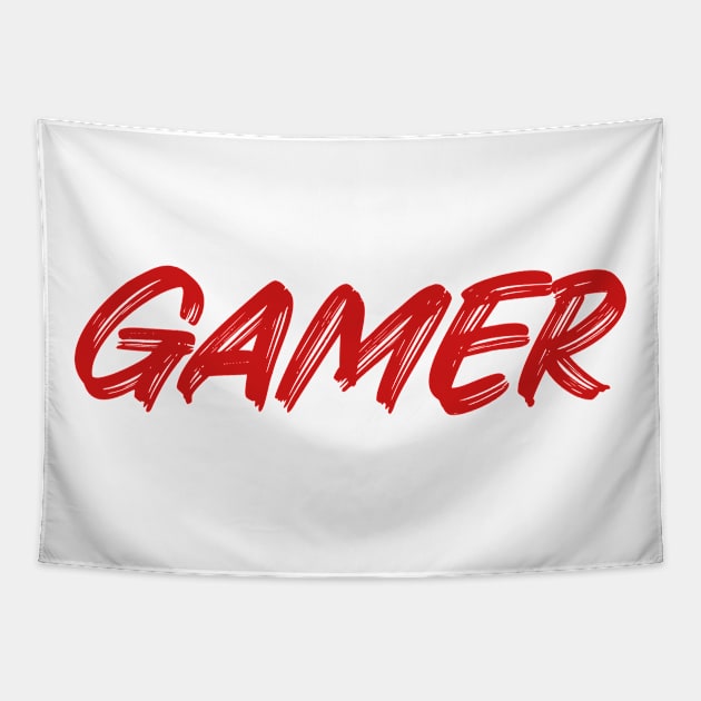 Hardcore Gamer Tapestry by GreenGuyTeesStore