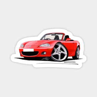 Mazda MX5 (Mk2) Red Magnet