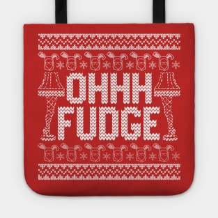 OHHH Fudge Ugly Sweater Tote