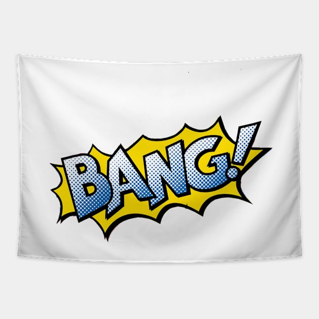 BANG! COMIC TSHIRT - GAMER CARTOON Tapestry by JMPrint