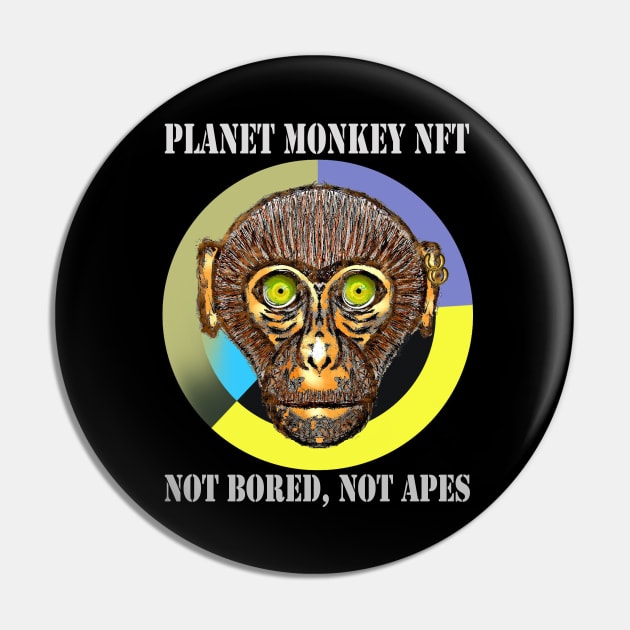 Planet Monkey Animals Not Bored Apes Pin by PlanetMonkey