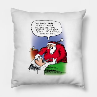 Tooth Fairy Santa Pillow