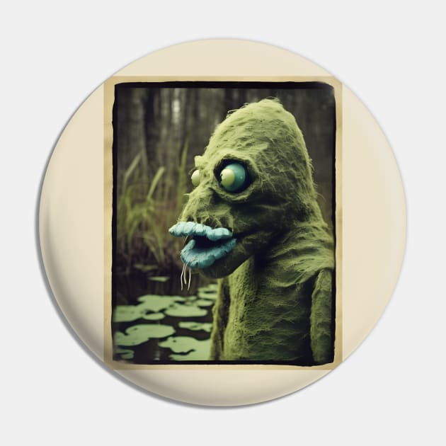 Swamp Monster Pin by Dead Galaxy