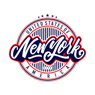 New York City Modern Typography T-Shirt