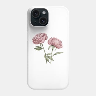 Pink Peonies Phone Case