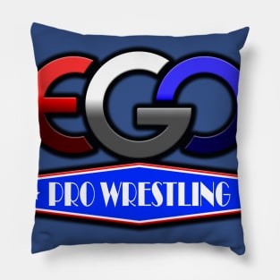 EGO Pro Wrestling - 3rd Logo RWB Pillow
