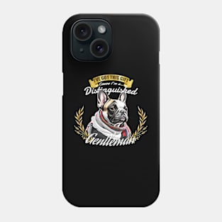 The Distinguished French Bulldog Gentleman Phone Case