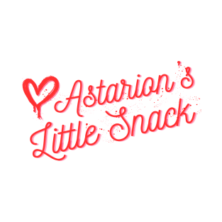 Astarions little snack red romance text T-Shirt