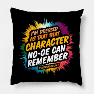 World Book Day Pillow