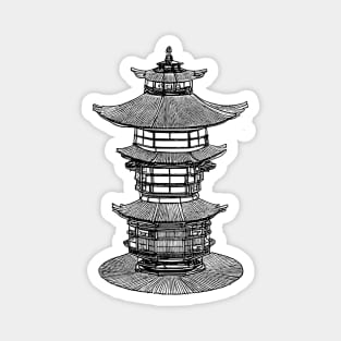 Japanese lamp - traditional temple lantern Magnet