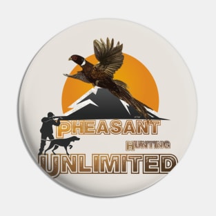 Pheasant Hunting Unlimited Pin