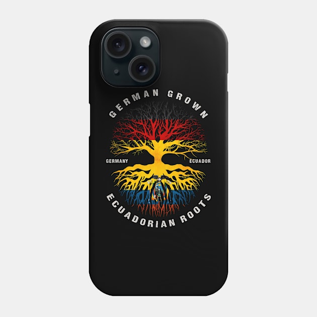 German Grown Ecuadorian Roots Ecuador Flag Germany Flag Premium Phone Case by heart teeshirt