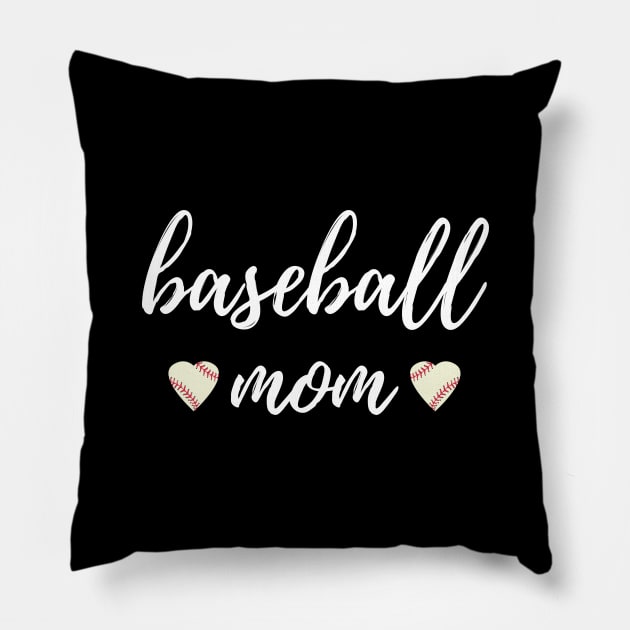 Baseball Mom, A Loving Mother Who Likes Baseball Pillow by sarsia