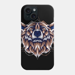 bear vintage Phone Case