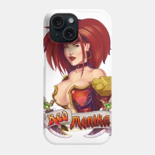 Red Monika T-shirt/Sticker Phone Case