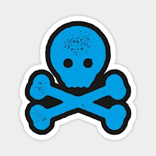 SKULL AND CROSSBONES / JOLLY ROGER GRAPHIC MOTIF Magnet