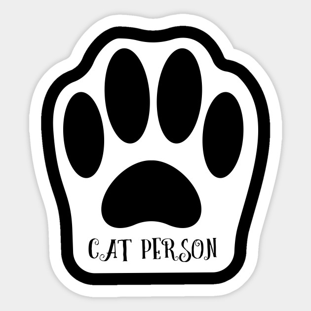 Cat Person T Shirt Cat Personality Sticker Teepublic
