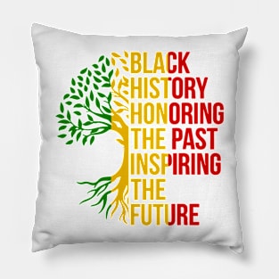 Black History Honoring The Past Inspiring The Future Teacher Pillow