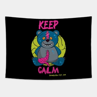 Keep Calm Teddy Tapestry