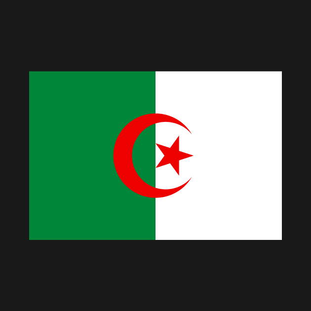 Algeria flag by flag for all