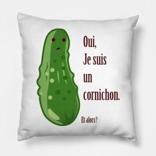 French Pickle - Oui, je suis un cornichon Pillow