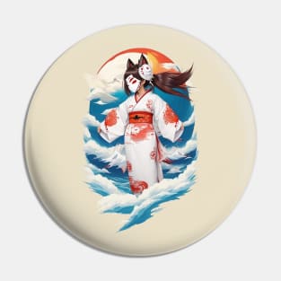 Traditional Kimono Girl 02 Pin