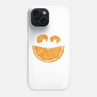 Chaotic Orange Slice Smile Face Phone Case