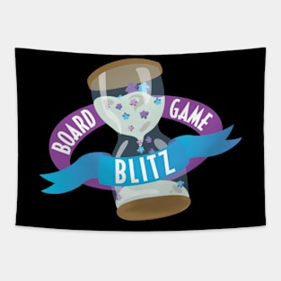 Board Game Blitz Logo Tapestry