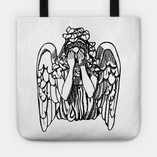 Weeping angel Tote