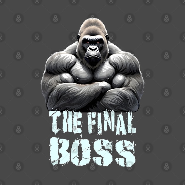 The Final Boss Silverback Gorilla Design by TF Brands