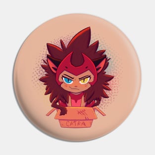 Catra Likes Boxes Pin