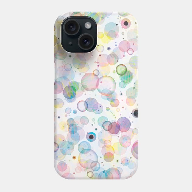 Pocket - Cosmic Bubbles Multicolored Phone Case by ninoladesign