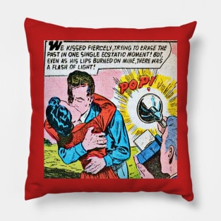 Comic Fierce Kiss with a Pop Pillow