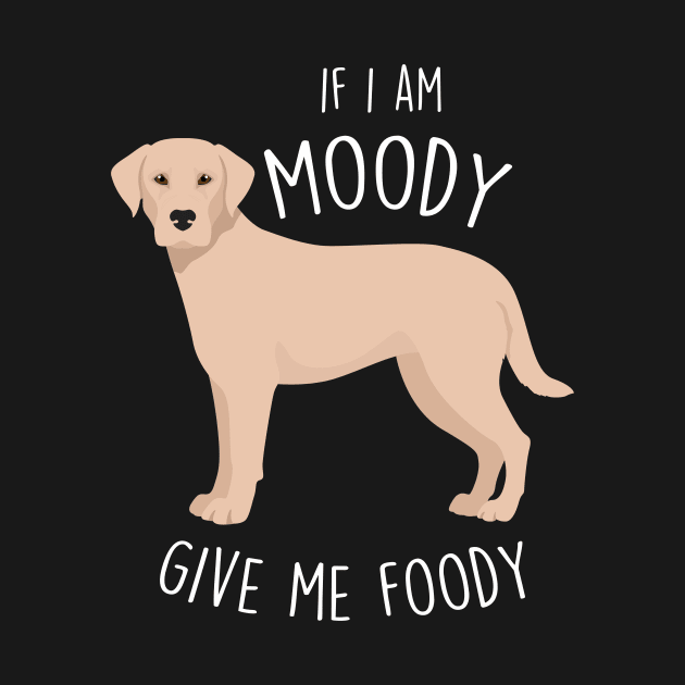 Labrador Retriever Dog Moody Foody by Psitta