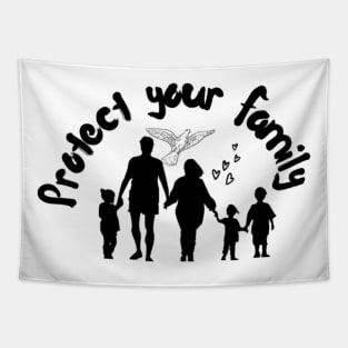 Protect your family from the beast Tapestry