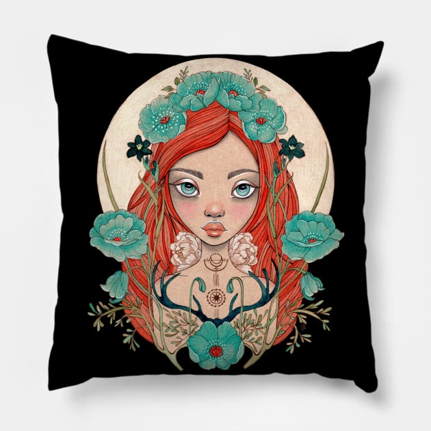 Little Witch Pillow by LeaBarozzi