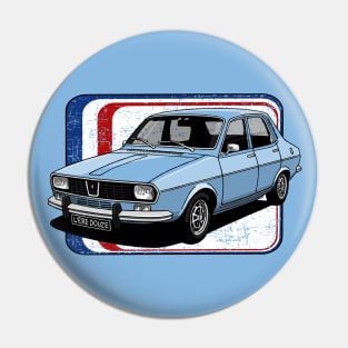 The beautifull french saloon with french flag colors background Pin