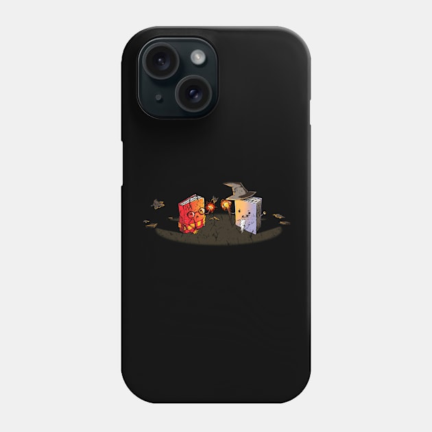 books wizard battle Phone Case by diiiana