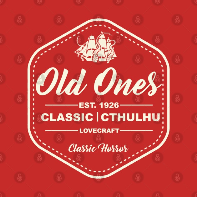 "Old Ones" Cthulhu Funny Aftershave Parody Design by DesignedForFlight