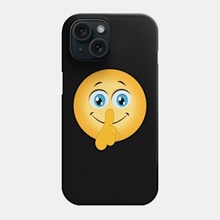 Shushing Face Phone Case