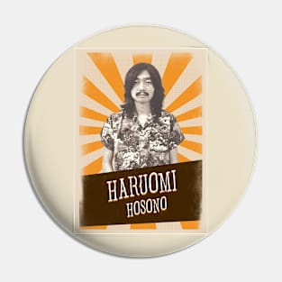 Vintage Aesthetic Haruomi Hosono Pin