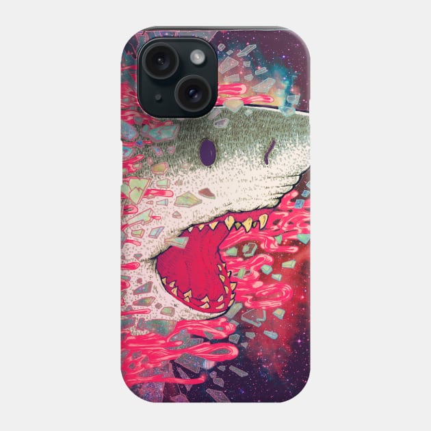 SHARK FROM OUTER SPACE Phone Case by Villainmazk