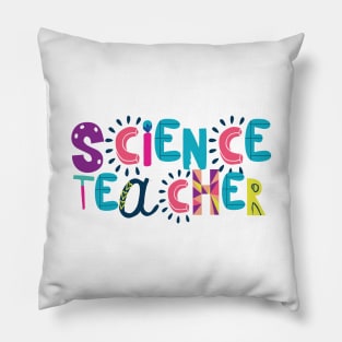 Cute Science Teacher Gift Idea Back to School Pillow