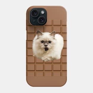 Chocolate cat Phone Case