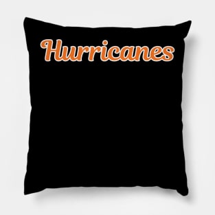 Hurricanes Script Pillow