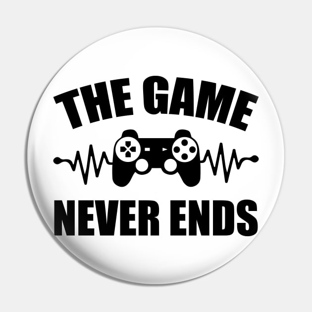 game never ends heartbeat controller gamer quote gaming Pin by jodotodesign